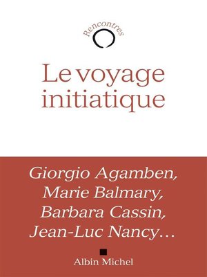 cover image of Le Voyage initiatique